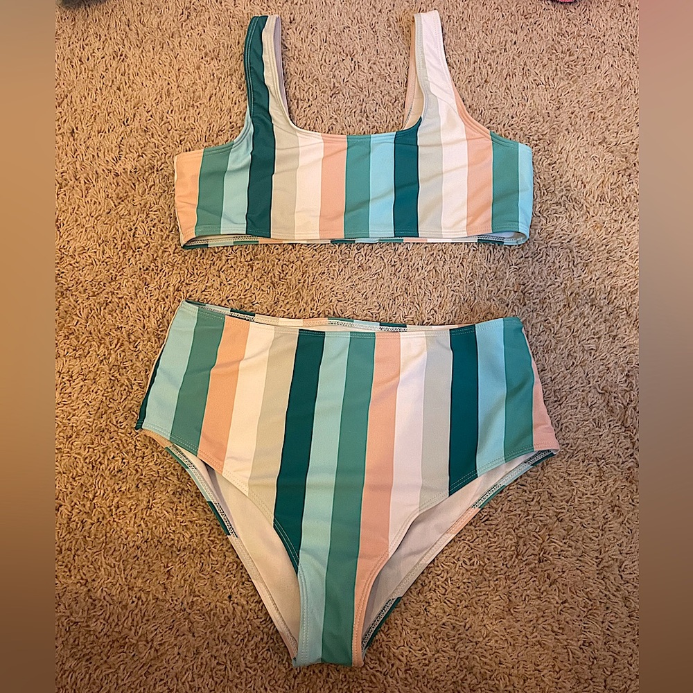 Striped Bathing Suit